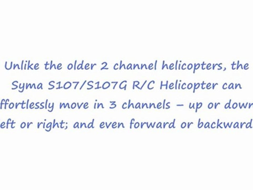 Syma S107/S107G R/C Helicopter Review