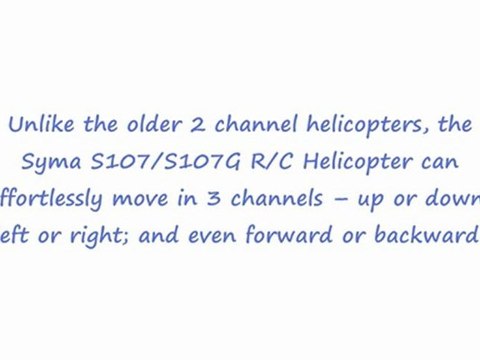 Syma S107/S107G R/C Helicopter Review