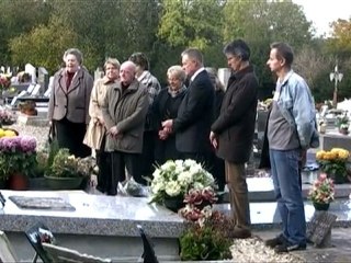 Visite des élus au cimetière