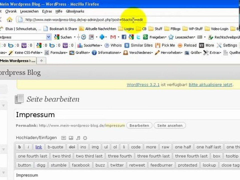 ID's in WordPress herausfinden