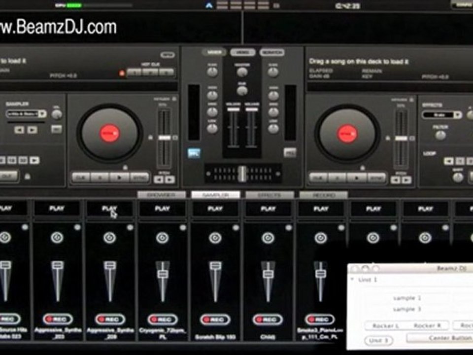 BEAMZ DJ LASER CONTROLLER AUDIO SAMPLE Training TUTORIAL FOR VIRTUAL DJ Great Laser music Gift Ideas