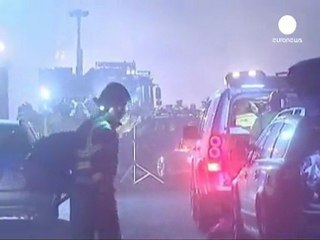 Fiery motorway pile-up kills at least seven in UK