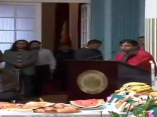 Homenaje póstumo a Gadafi del Gobierno de Evo Morales