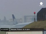 Dramatic emergency landing in Poland - no comment