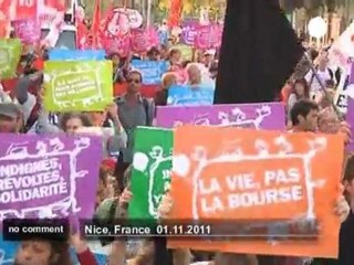 Manifestations massives en marge du G20 de... - no comment