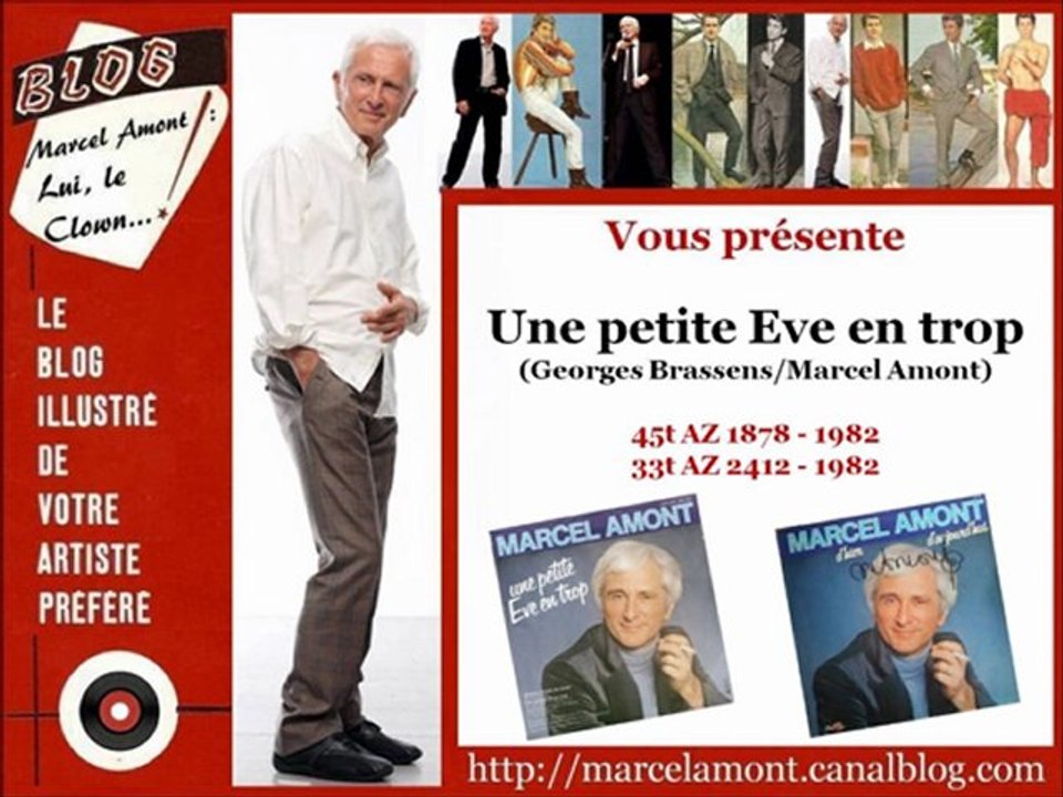 Marcel Amont - Une petite Eve en trop - 1982