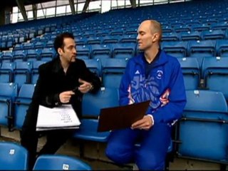 Derren Brown discusses memory with a blind man