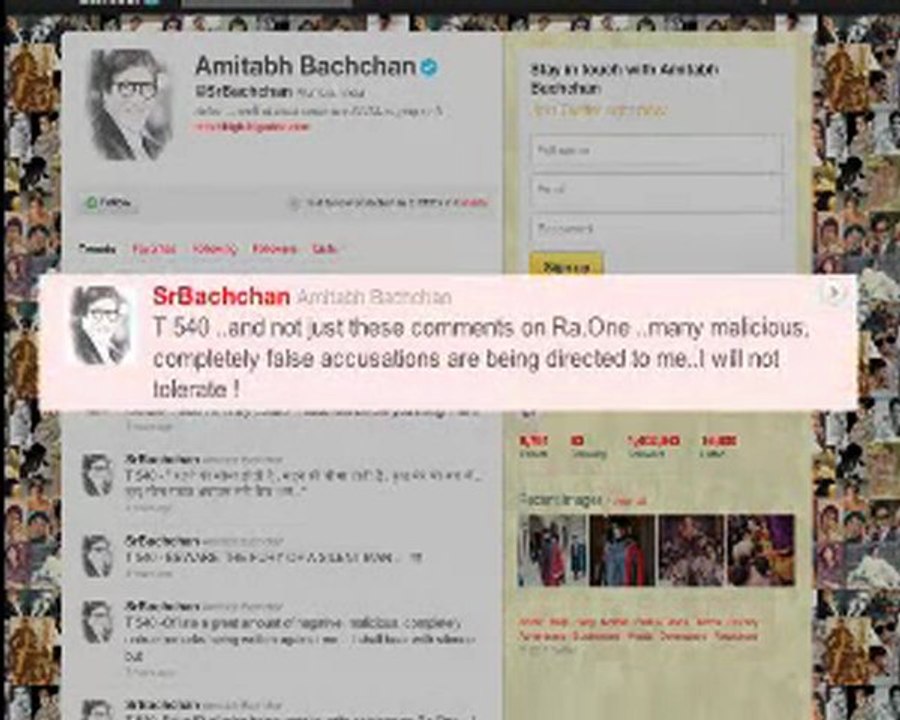 Big B upset