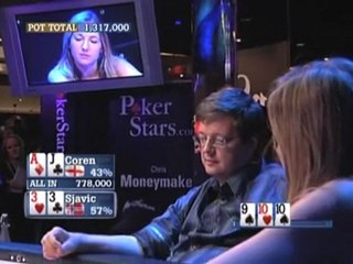 Victoria Coren Vicky Coren- EPT 3, London - Sjavic vs Coren: Brilliant Call  PokerStars.com