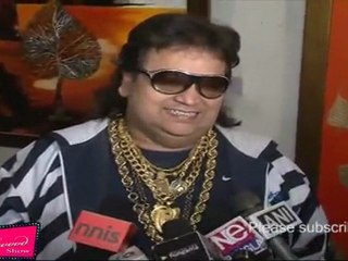 Download Video: Bappi Lahiri Sings 'Ooh La la' At The Painting Exhbition