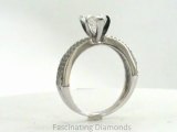 FDENS3134HTR New Heart Shape Diamond Split Engagement Pave-Set Ring