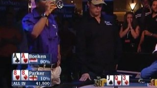 Noah Boeken Exclusive -   EPT 3 - Noah Boeken And Paul Parker All-In On The Blinds   PokerStars.com