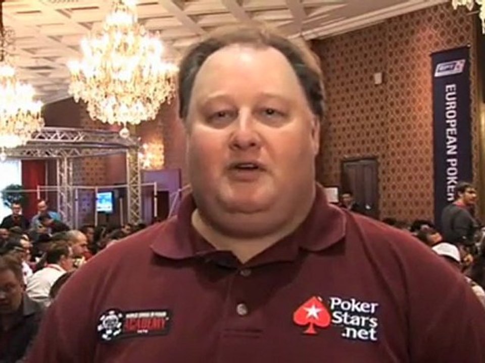Greg Raymer  fossilMan  -  EPT San Remo S5: Greg Raymer Day 3   -  PokerStars.com