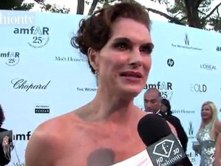 Brooke Shields + Kenneth Cole @ amfAR Gala, Cannes | FTV