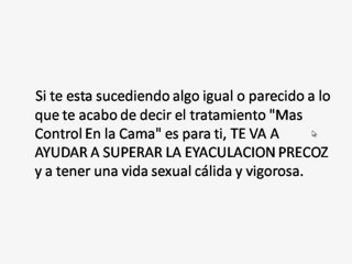 Eyaculacion Precoz Tratamiento