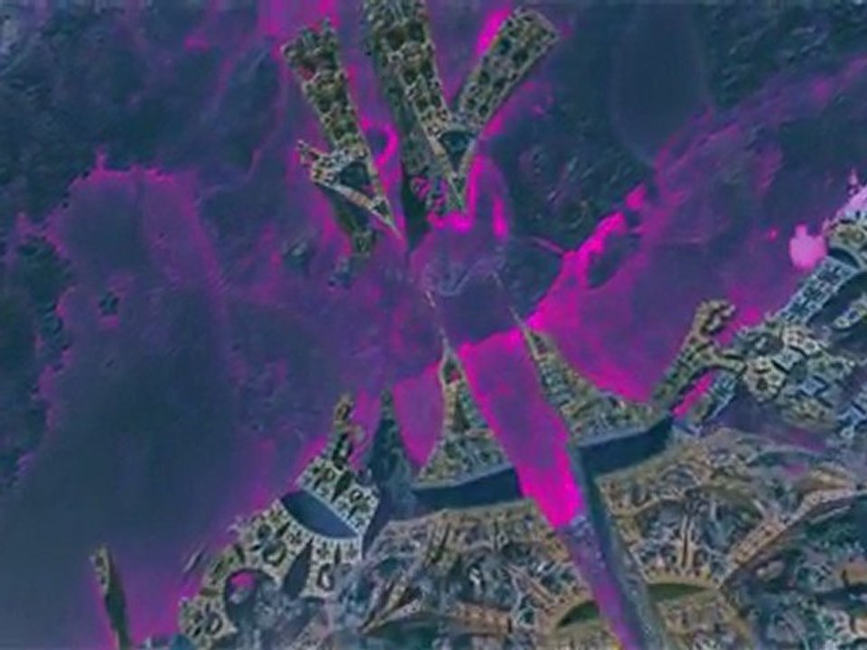 3D mandelbrot fractal zoom (split point)