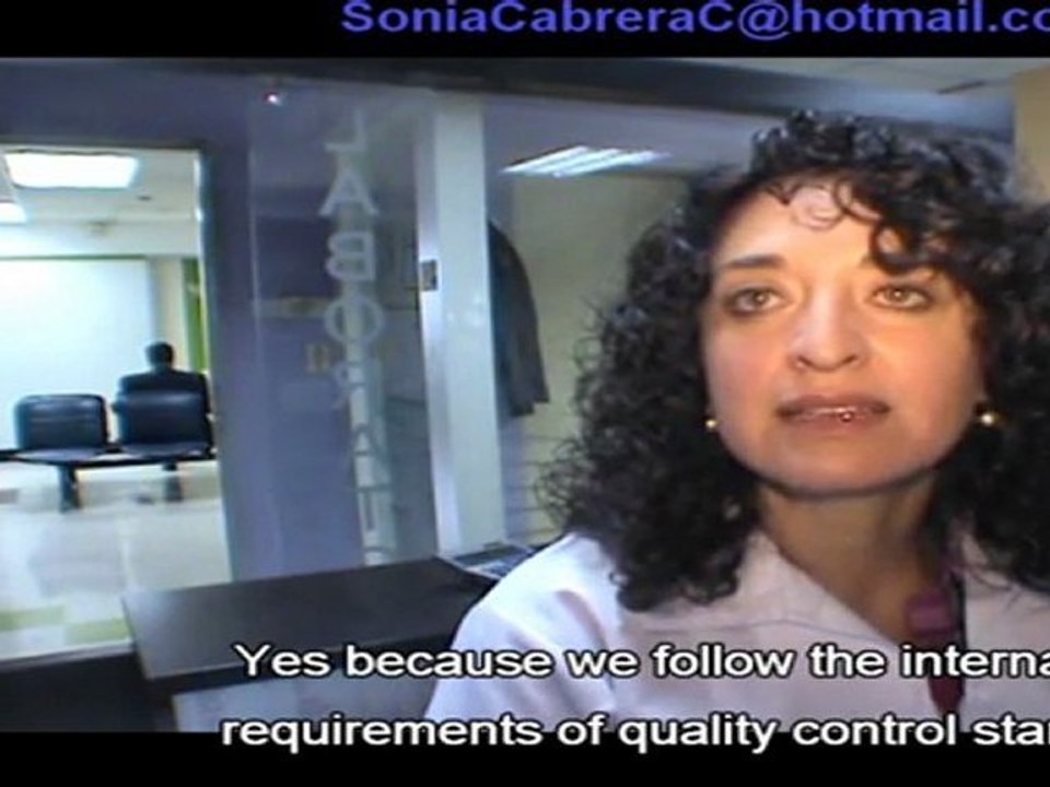 Ecuador Cuenca Laboratory - Dr Sonia Cabrera