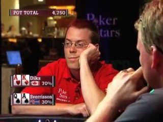 WCP III - Diks plays AK Strongly Pokerstars.com