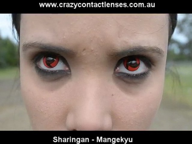 Sharingan Contact Lenses - Mangekyu , Naruto Contact Lenses - Anime ,Crazy Contact Lenses
