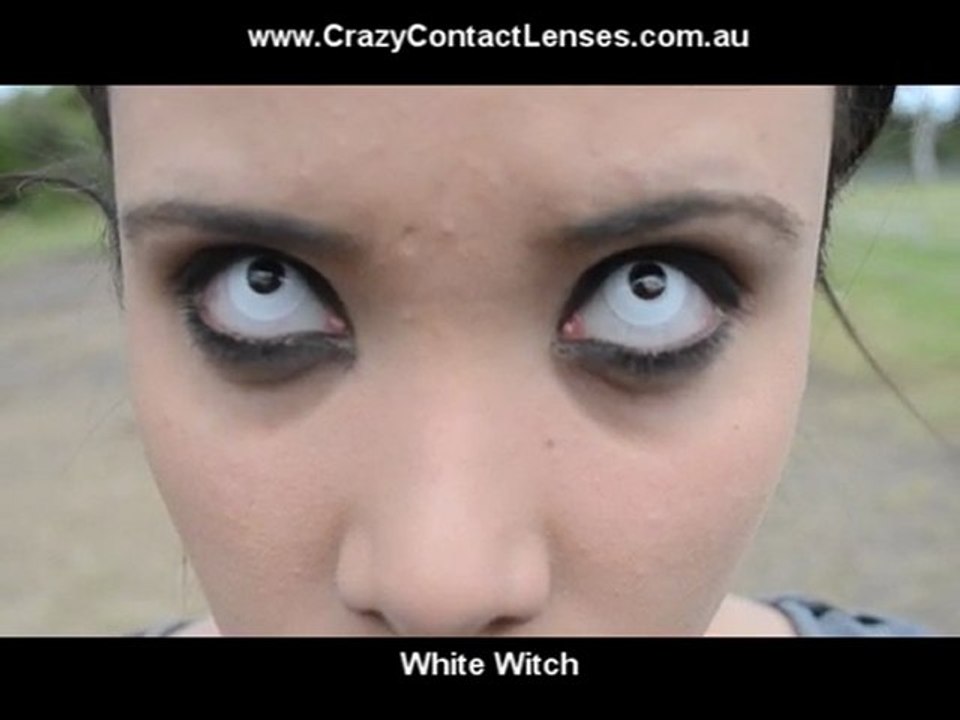 White Contact Lenses - White Out , Crazy Contact Lenses