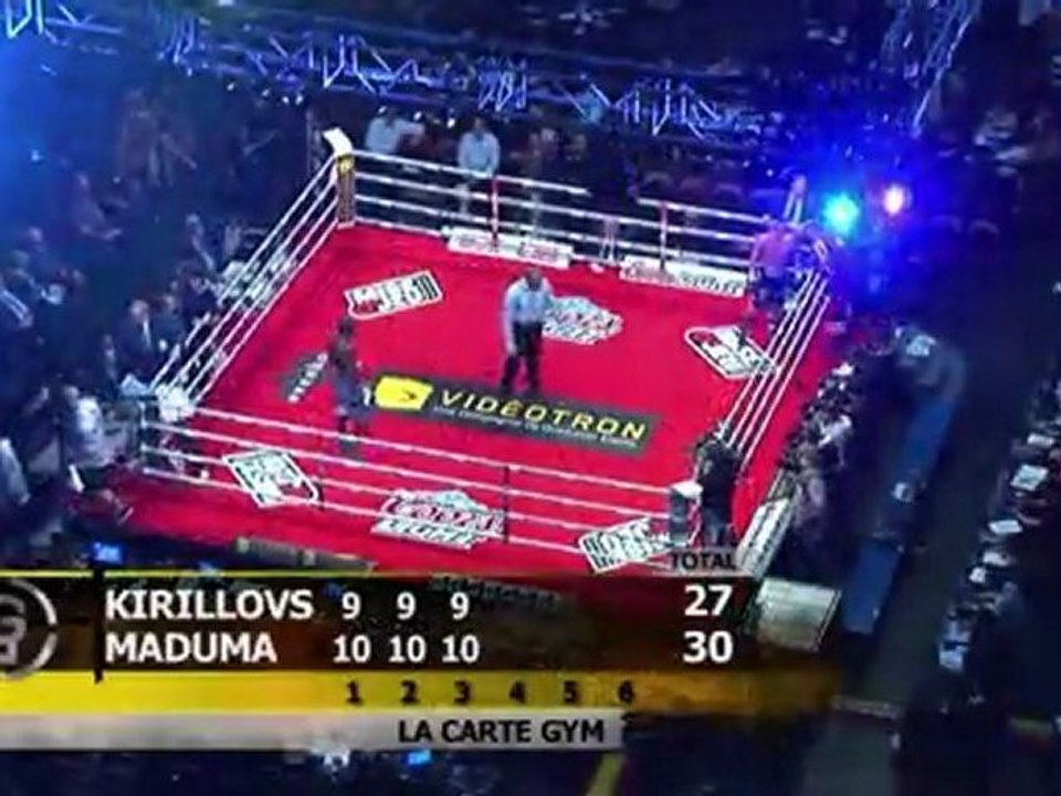 Ghislain Maduma vs Jevgenijs Kirillovs 2011-10-20