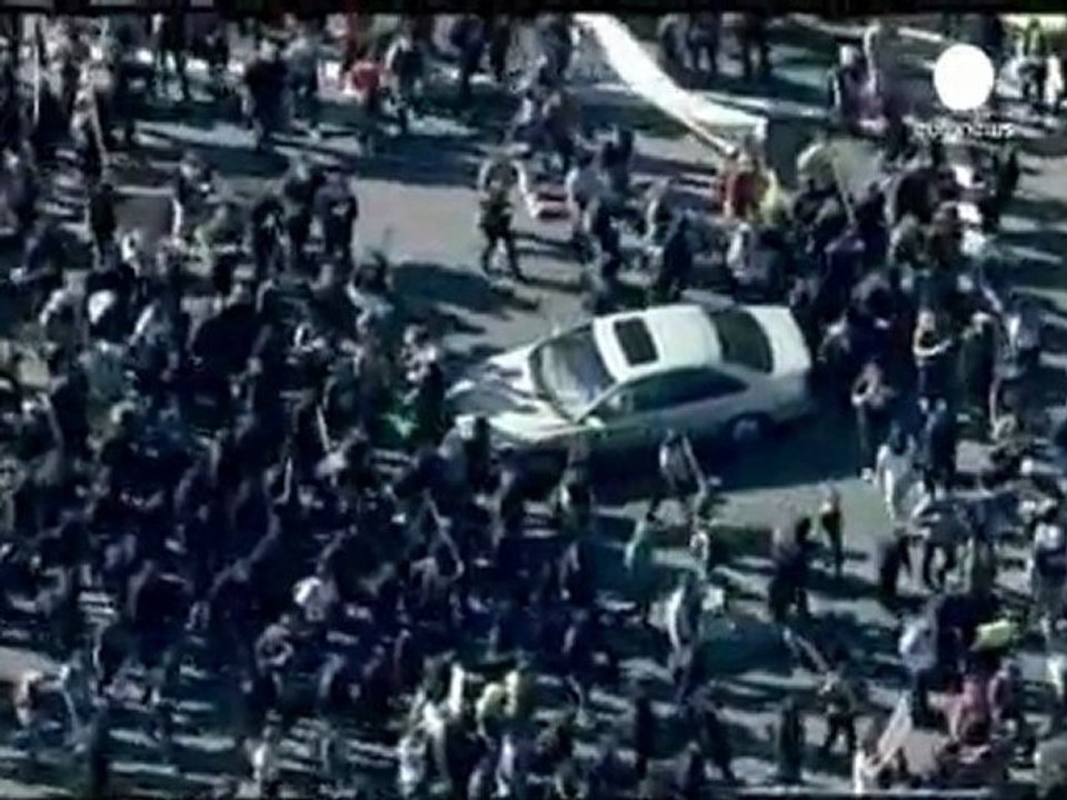 Los indignados paralizan el puerto de Oakland