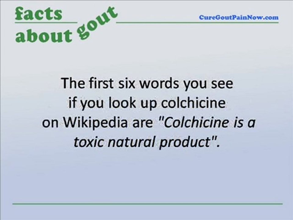 Learn More About Gout Medication Side  Effects