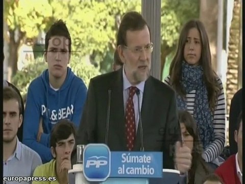 Rajoy: Los datos del paro son insoportables