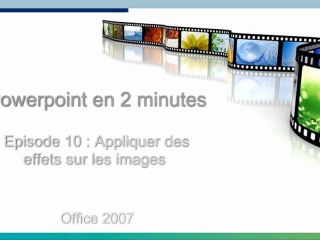 Episodes 10 : appliquer des effets aux images
