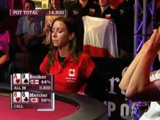 WCP III - Booker doubles up vs Mercier Pokerstars.com