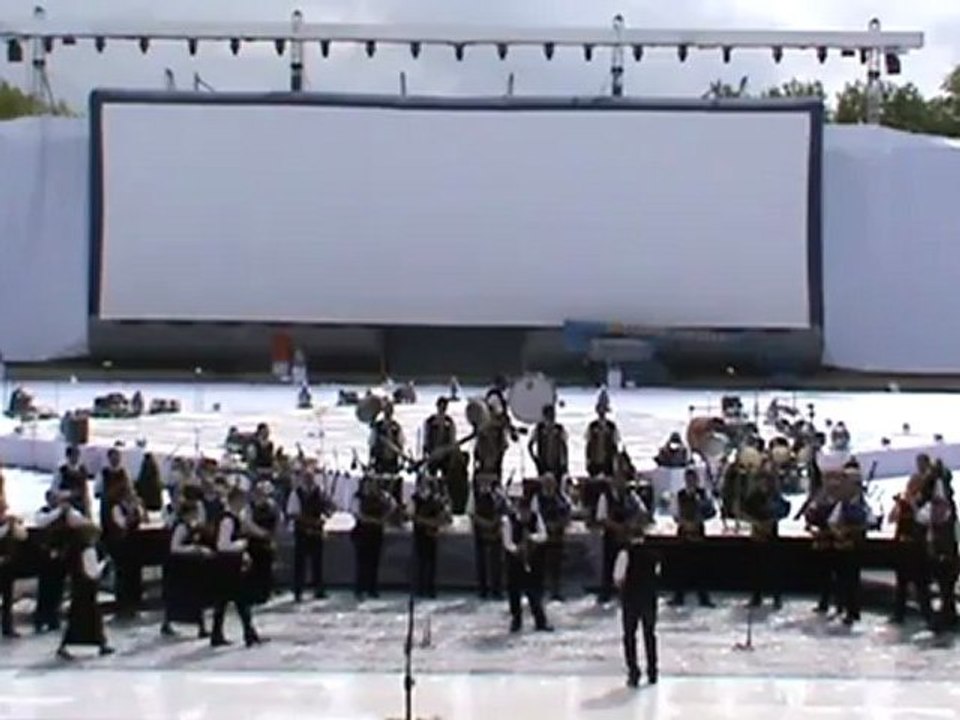 Bagad Brieg, concours de Lorient 2011