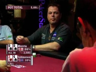 WCP III - Morris Calls Iceland's Bluff  PokerStars.com