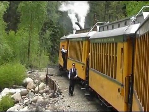Silverton & Durango Narrow Gauge Railroad in Colorado