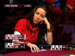 WCP III - Mercier flops trips PokerStars.com
