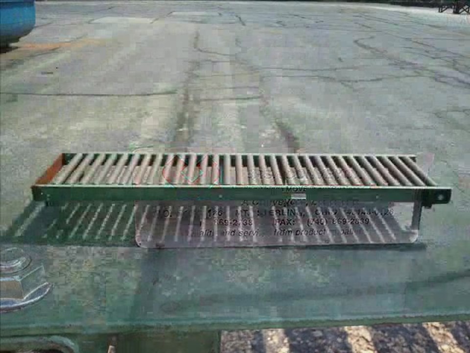 For Sale: Versa Gravity Steel Roller Conveyors 7' 11" x 24"