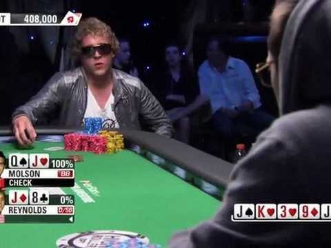 PCA 2010: Reynolds Vs Molson - PokerStars Caribbean Adventure PokerStars.com