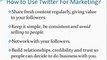 Using Twitter For Marketing Business