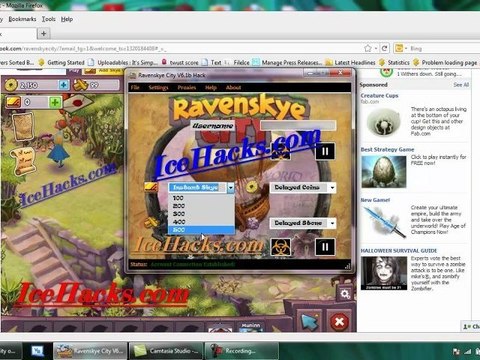 Ravenskye City Facebook Hack(Energy/Coins/ Skye Credits Hack)Ravenskye City