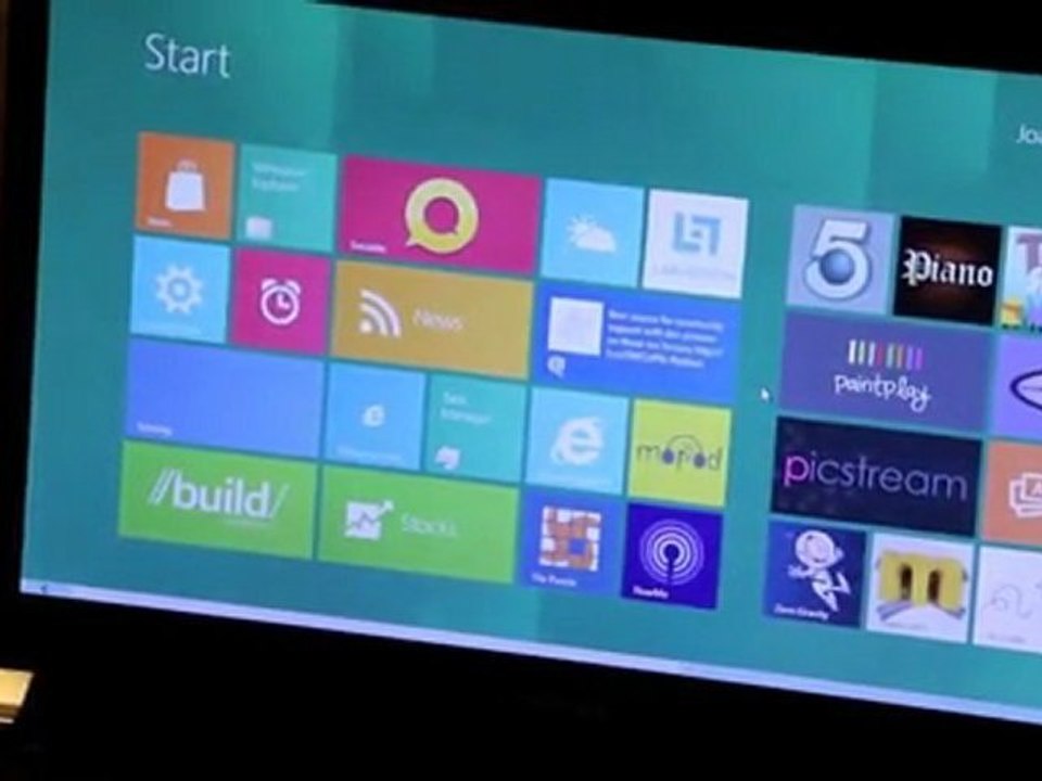 Windows 8 on a laptop