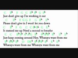 Whaddya Want From Me Lyrics and Notes Flute Dubbed