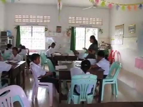 en classe avec Sambath