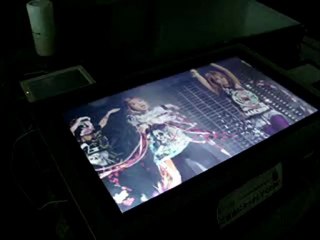 スマホ23型マルチタッチアンドロイドSTBフルHD動画再生