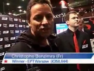 EPT 6 Warsaw Day 5: Benzimra wins title