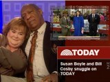 SUSAN BOYLE - Susan Boyle and Bill Cosby snuggle on TODAY