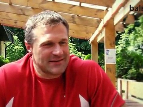 Athlé lancer disque Virgilijus Alekna à l'entraînement été 2011 ( 39 ans )