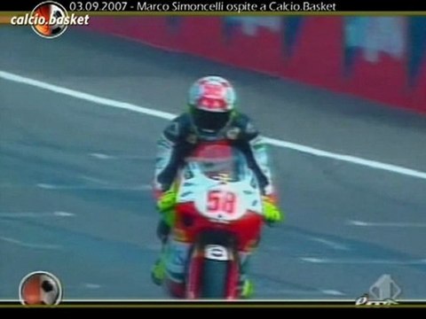 Icaro Sport. Simoncelli ospite di 'Calcio.Basket' (3/9/2007)