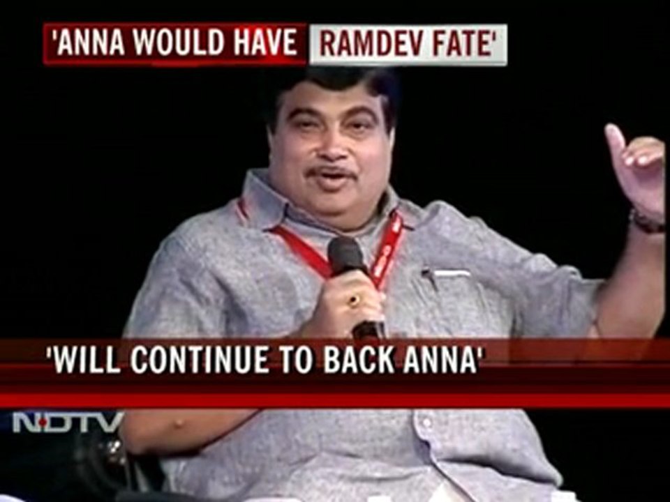 Without BJP support, Anna would have faced Ramdev-like action: Gadkari