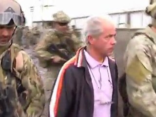 Afghan guards killed in suicide attack