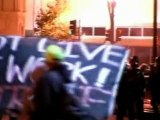 Police confront Oakland protesters with tear gas