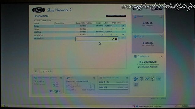 LaCie 2big network 2 - Gestione utenti, gruppi e condivisioni